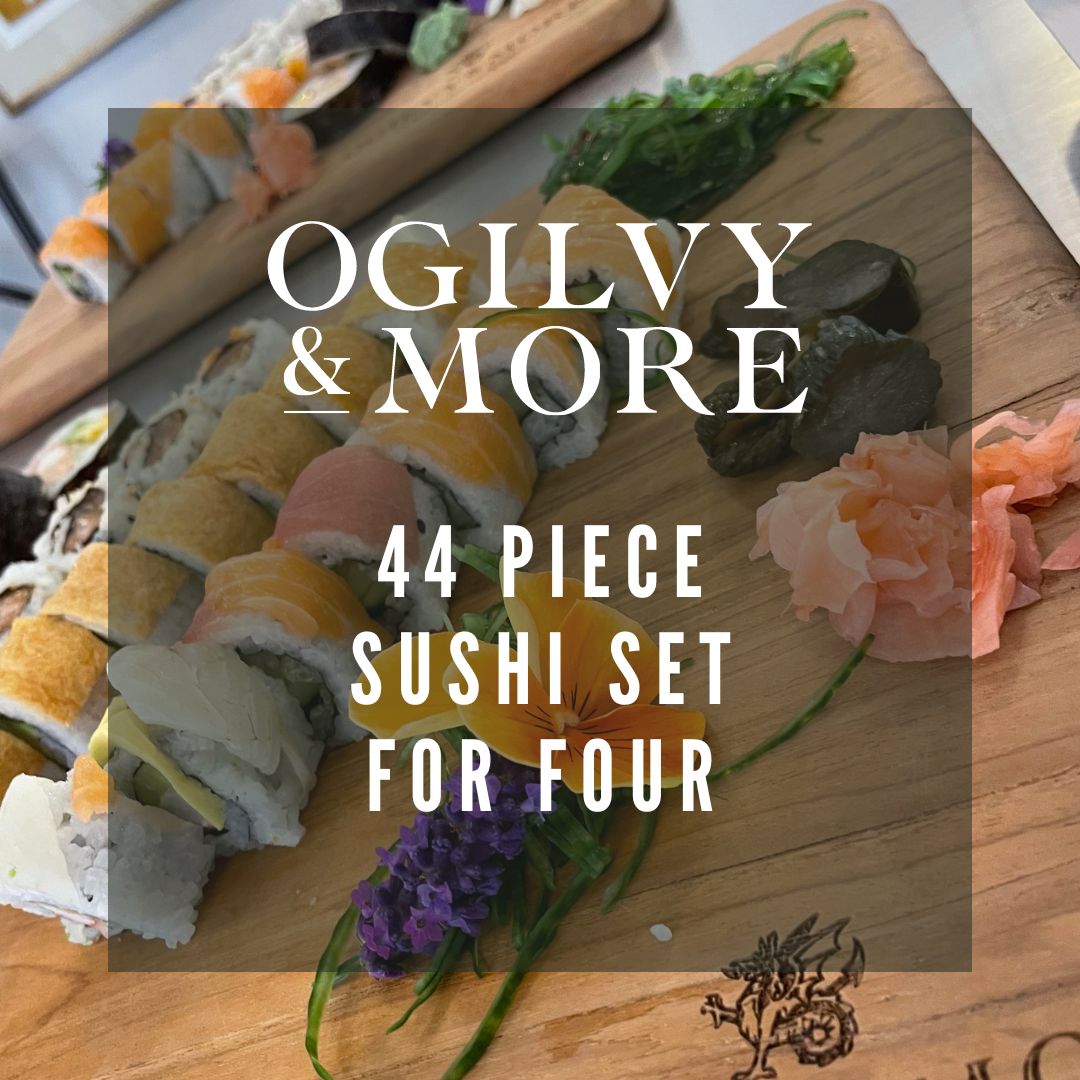 SUSHI SET - 44 PIECE SUSHI SET - BOX FOR 4