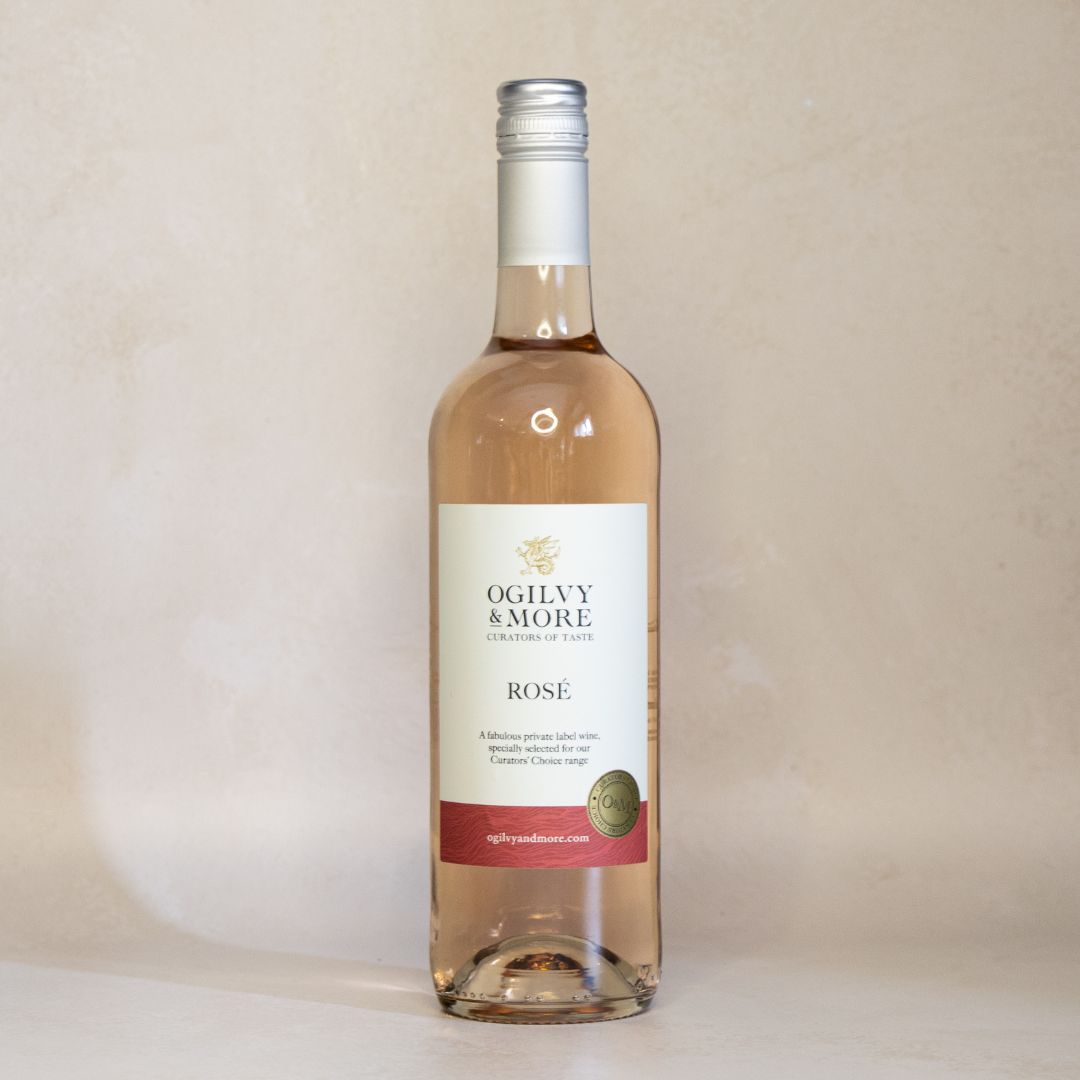 Bottle of Ogilvy & More Rose wine