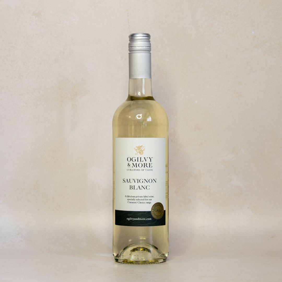 Bottle of Ogilvy & More Sauvignon Blanc wine