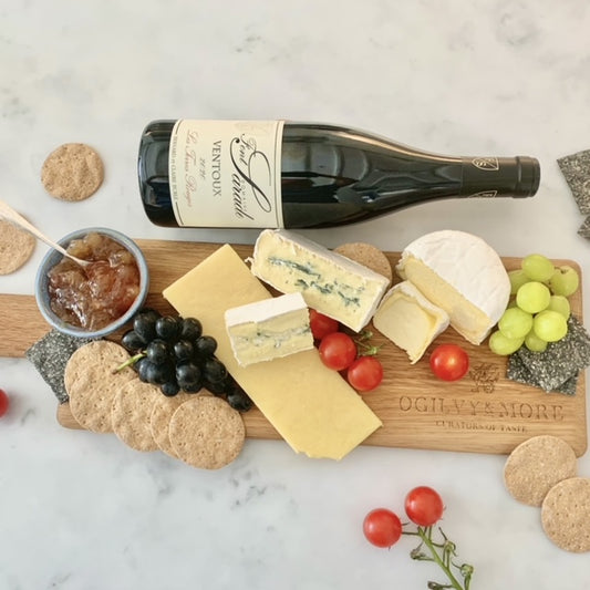 The Ashington - Cheese Hamper with Red Wine