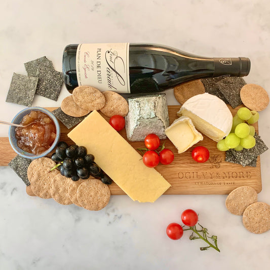 The Cranborne - Cheese Hamper with Red Wine