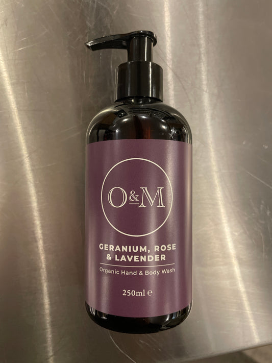 O&M Organic Hand & Body Wash