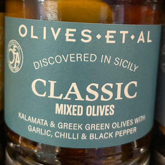 Classic Chilli & Garlic Whole Olives 150g