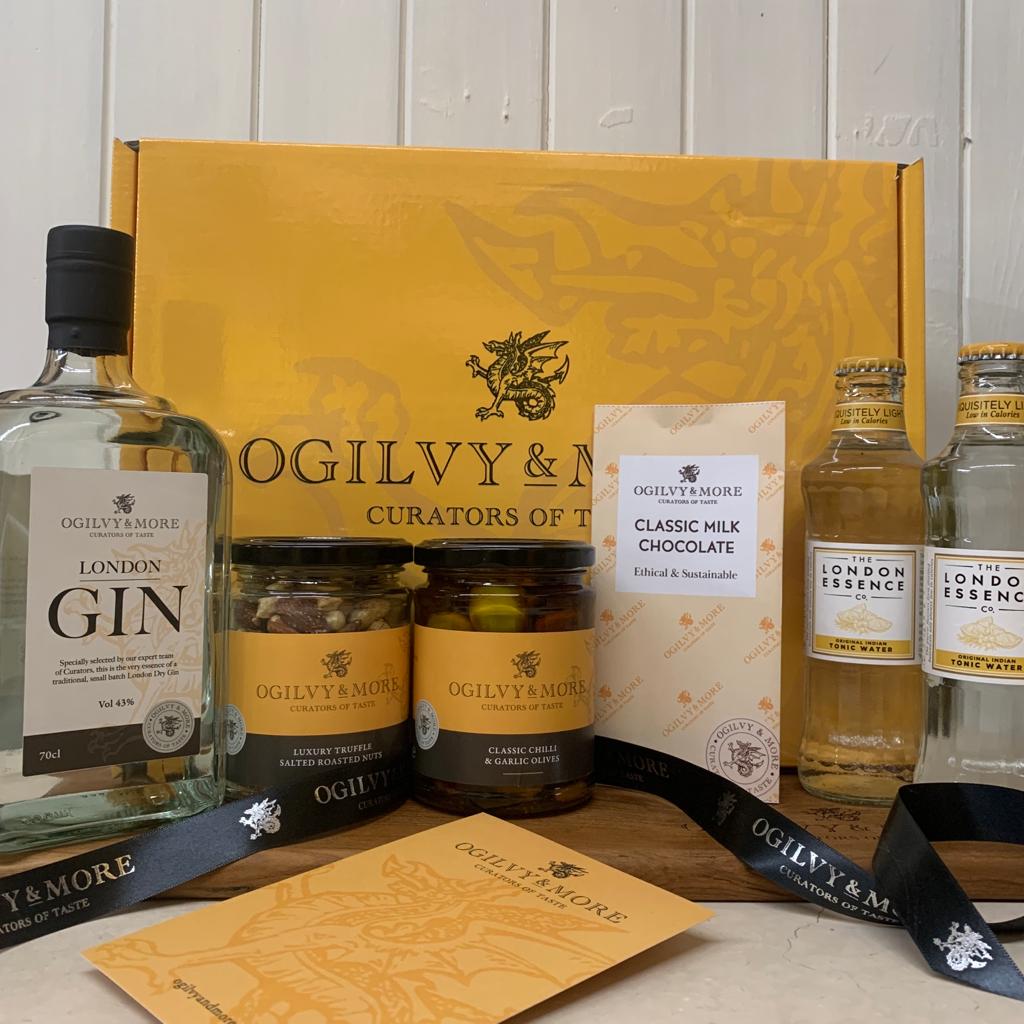 O&M Exclusive Gin and Nibbles Hamper