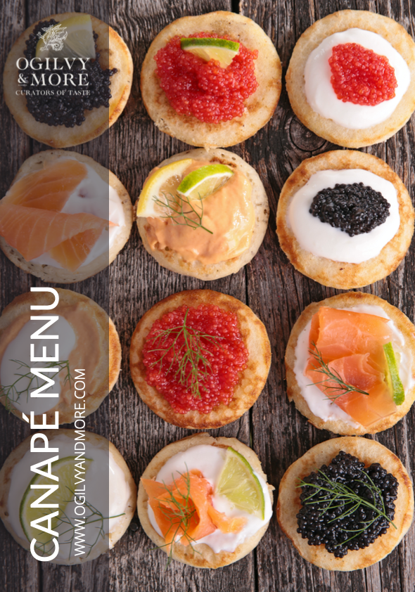 O&M Canapé Menu