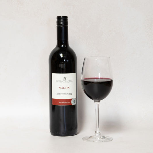 Bottle of Ogilvy & More Malbec