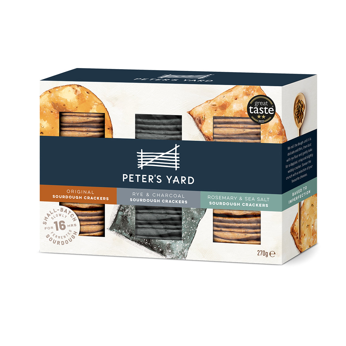 Peter’s Yard Selection of Sourdough Crackers – 270g