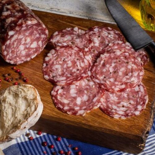 Pink Peppercorn and Purbeck Cider Salami - Sliced 55g