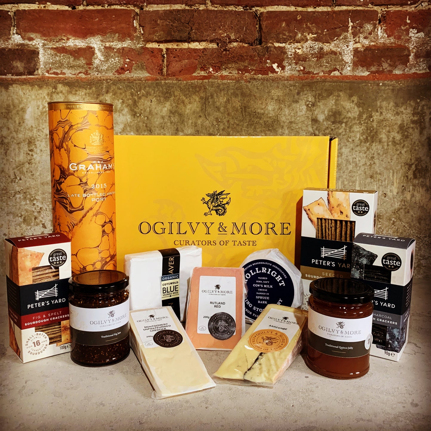 Ogilvy & More Premium Cheeseboard Selection with Port