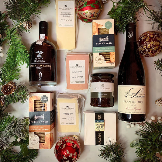 Christmas Cheese, Wine and Port Hamper