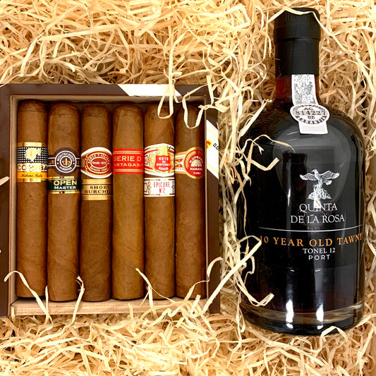 Curators Choice - Super Cigar Selection  & Quinta de la Rosa Tawny Port