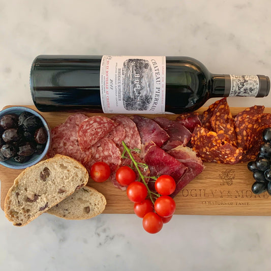 The Athelhampton - Charcuterie and Red Wine Hamper